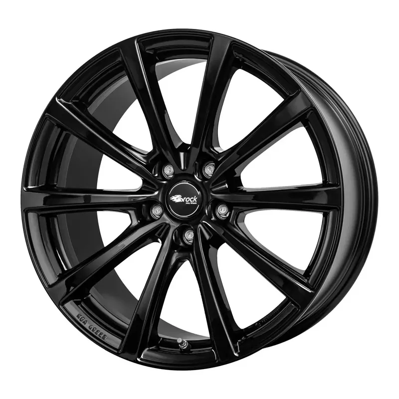 Solange Der Vorrat Reicht BROCK B32 schwarz glanz (sg) 8.5Jx18 5x114 ET38