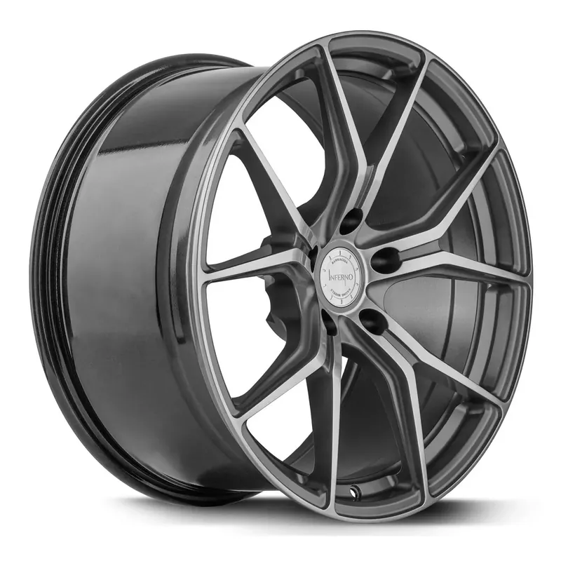 BARRACUDA INFERNO Higloss-Gunmetal-Polished 10.0Jx20 5x112 ET40 Top-Seller