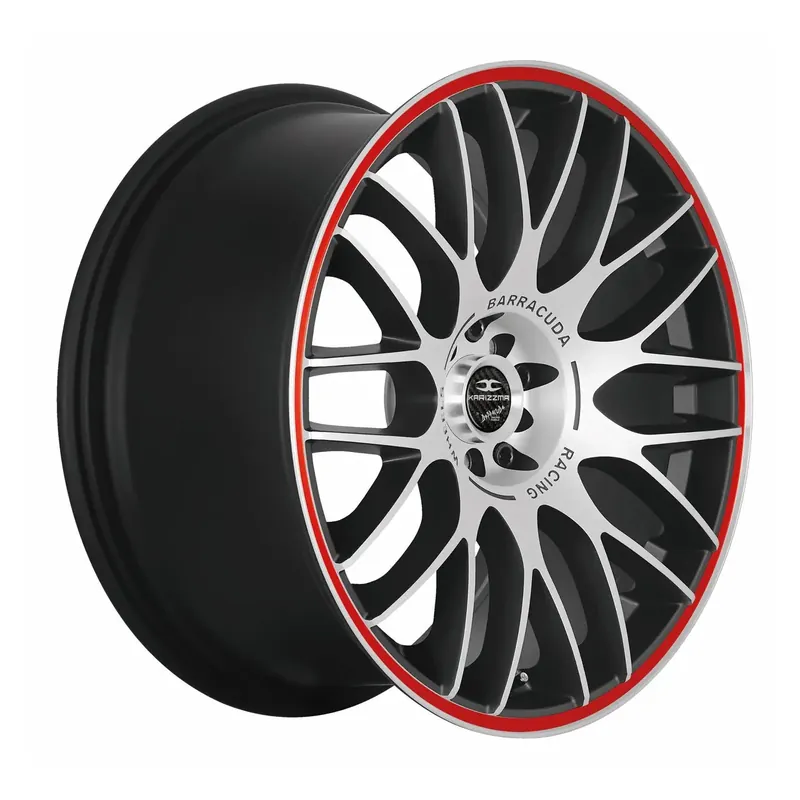 Angebot BARRACUDA KARIZZMA mattblack puresports color trim rot 9.0Jx20 5x120 ET27