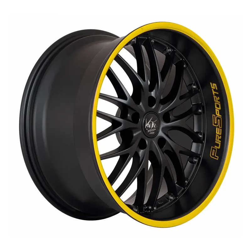 Nur Für Kurze Zeit BARRACUDA VOLTEC T6 mattblack puresports color trim gelb 8.0Jx18 5x112 ET30