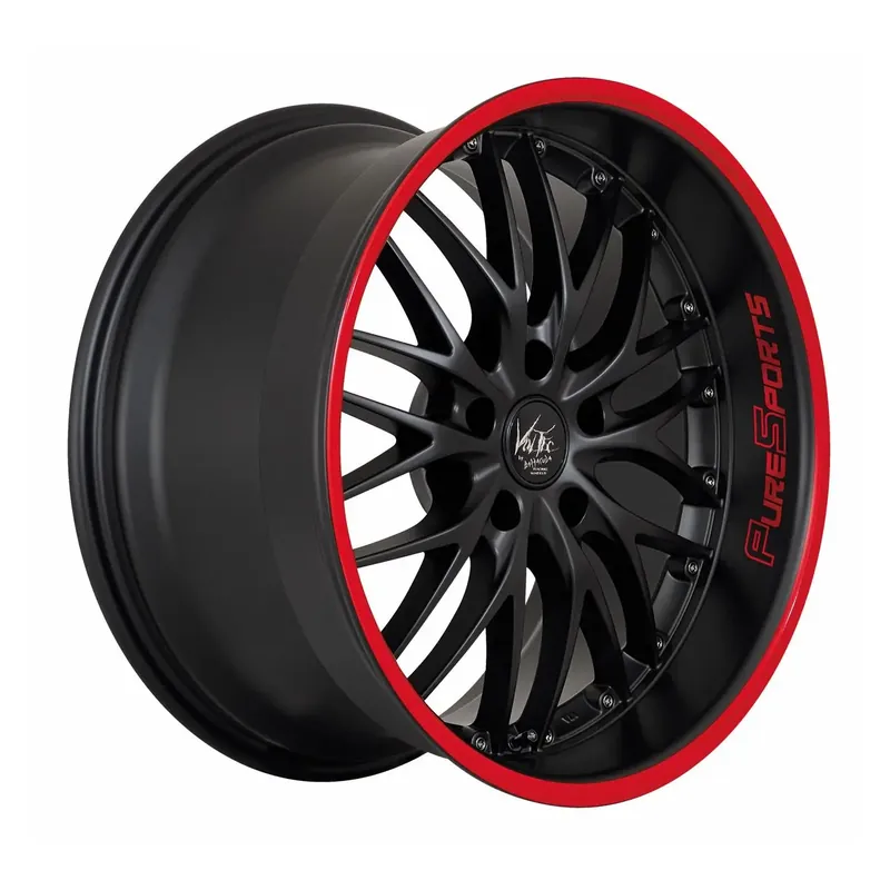 BARRACUDA VOLTEC T6 mattblack puresports color trim rot 8.0Jx19 5x114.3 ET40 Nur Heute