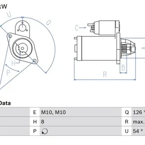 Neu BOSCH Starter (0 986 020 401) KFZ-7182240