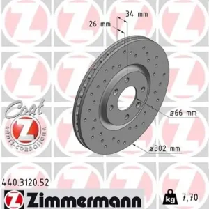 ZIMMERMANN Bremsscheibe (440.3120.52) KFZ-6924160 Angebot